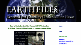 What Earthfiles.com website looked like in 2021 (2 years ago)