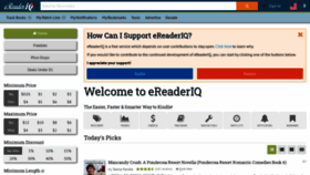 What Ereaderiq.com website looked like in 2021 (2 years ago)