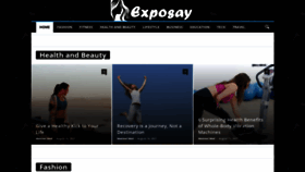 What Exposay.com website looked like in 2021 (2 years ago)