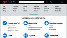 What Etlib.ru website looked like in 2021 (3 years ago)
