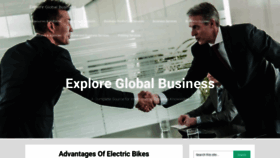 What Exploreglobalbusiness.com website looked like in 2021 (2 years ago)