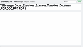 What Exercices-pdf.com website looked like in 2021 (2 years ago)