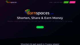 What Earnspaces.com website looked like in 2021 (2 years ago)