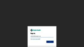 What Entry.sutterhealth.org website looked like in 2021 (2 years ago)