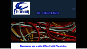 What Electricitephenix.com website looked like in 2021 (2 years ago)
