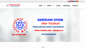 What Elektronik-system.pl website looked like in 2021 (2 years ago)