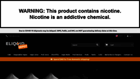 What Eliquid-depot.com website looked like in 2021 (2 years ago)