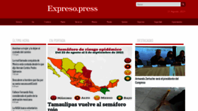 What Expreso.press website looked like in 2021 (2 years ago)