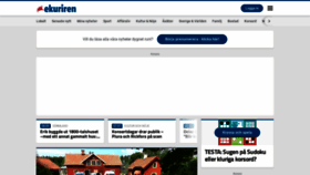What Ekuriren.se website looked like in 2021 (2 years ago)