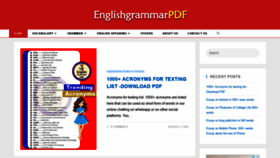 What Englishgrammarpdf.com website looked like in 2021 (2 years ago)