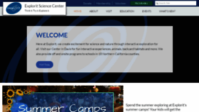 What Explorit.org website looked like in 2021 (3 years ago)