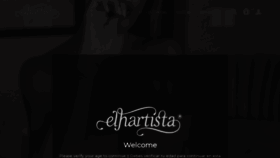 What Elhartista.com website looked like in 2021 (2 years ago)