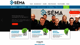 What Elevateur-sema.fr website looked like in 2021 (2 years ago)