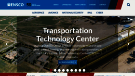 What Ensco.com website looked like in 2021 (2 years ago)