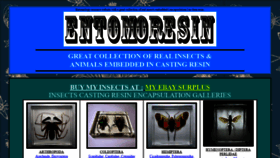 What Entomoresin.com website looked like in 2021 (2 years ago)