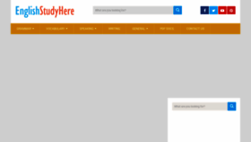 What Englishstudyhere.com website looked like in 2021 (2 years ago)
