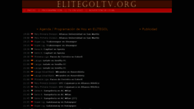 What Elitegoltv.org website looked like in 2021 (2 years ago)