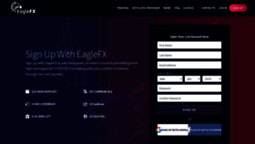 What Eaglefx.com website looked like in 2021 (2 years ago)