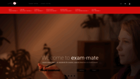 What Exam-mate.com website looked like in 2021 (2 years ago)