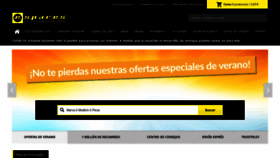 What Espares.es website looked like in 2021 (2 years ago)