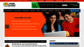 What Examsplanner.in website looked like in 2021 (2 years ago)