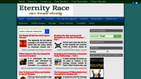 What Eternityrace.com website looked like in 2021 (2 years ago)