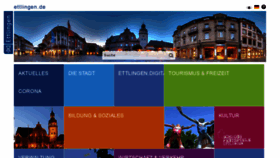 What Ettlingen.de website looked like in 2021 (4 years ago)