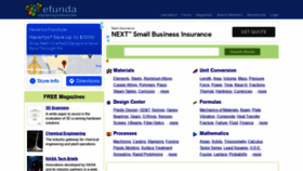 What Efunda.com website looked like in 2021 (2 years ago)