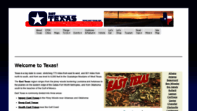 What East-texas.com website looked like in 2021 (3 years ago)