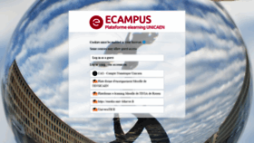 What Ecampus.unicaen.fr website looked like in 2021 (2 years ago)