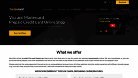 What Ezzocard.com website looked like in 2021 (2 years ago)