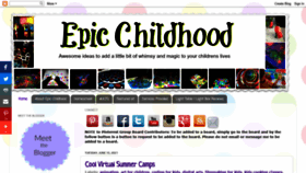 What Epic-childhood.com website looked like in 2021 (2 years ago)