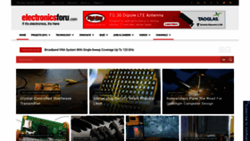 What Electronicsforu.com website looked like in 2021 (2 years ago)