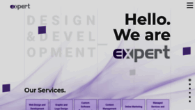 What Expert.services website looked like in 2021 (2 years ago)