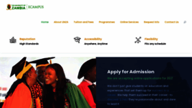 What Ecampus.unza.zm website looked like in 2021 (2 years ago)