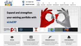 What Eliteerp.in website looked like in 2021 (4 years ago)