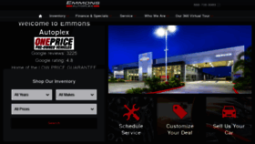 What Emmonsmotorcompany.com website looked like in 2021 (2 years ago)