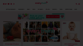 What Everymum.ie website looked like in 2021 (2 years ago)