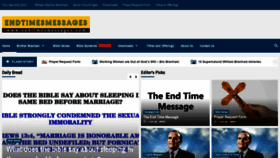 What Endtimesmessages.com website looked like in 2021 (2 years ago)