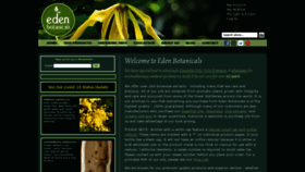 What Edenbotanicals.com website looked like in 2021 (2 years ago)
