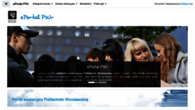 What Eportal.pwr.edu.pl website looked like in 2021 (2 years ago)