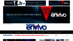 What Ecuadorenvivo.com website looked like in 2021 (2 years ago)