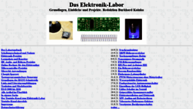 What Elektronik-labor.de website looked like in 2021 (2 years ago)
