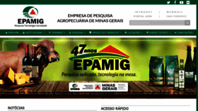 What Epamig.br website looked like in 2021 (2 years ago)