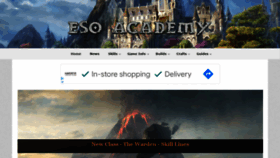 What Esoacademy.com website looked like in 2021 (2 years ago)