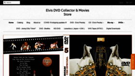 What Elvisdvdcollector.com website looked like in 2021 (2 years ago)