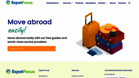 What Expatfocus.com website looked like in 2021 (2 years ago)