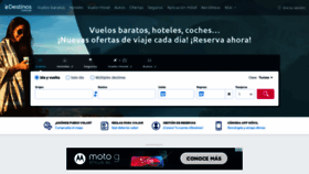 What Edestinos.com.pe website looked like in 2021 (2 years ago)
