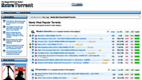 What Extratorrent.st website looked like in 2021 (2 years ago)