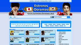 What Estrenosdoramas.net website looked like in 2021 (2 years ago)
